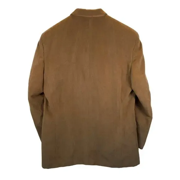Calvin Klein Men’s 42L Tan Corduroy Blazer Sport Coat 3 Button Classic Fall Prep - Picture 5 of 8